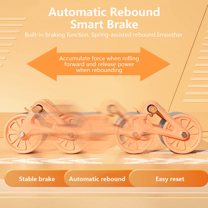 Automatic Rebound AB Roller with Elbow Support & Anti-Slip Design