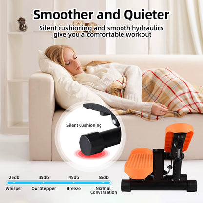 Mini Stair Stepper with Resistance Bands & LCD