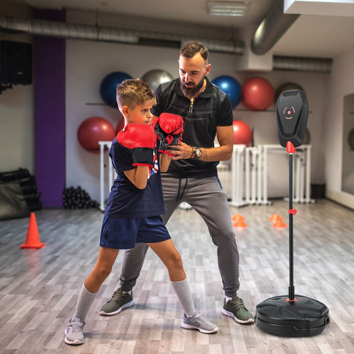 Inflation-Free Boxing Set with Gloves & Bag
