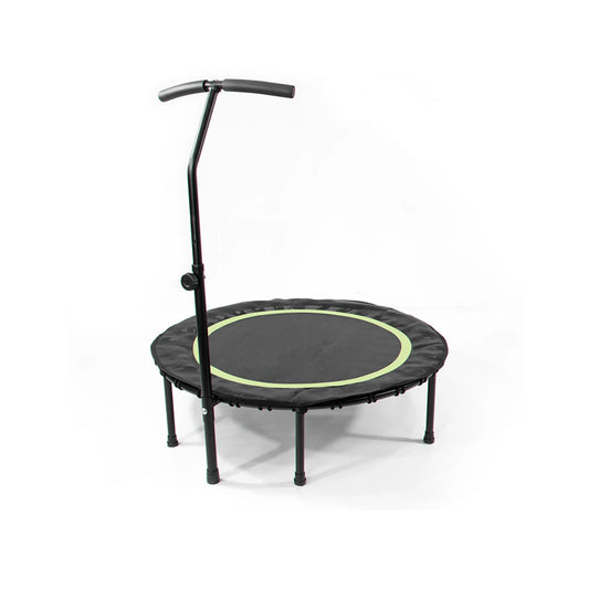 Folding Fitness Trampoline with Elastic T-Armrest