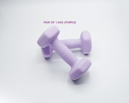 Neoprene Dumbbell Pair for Home & Gym Fitness