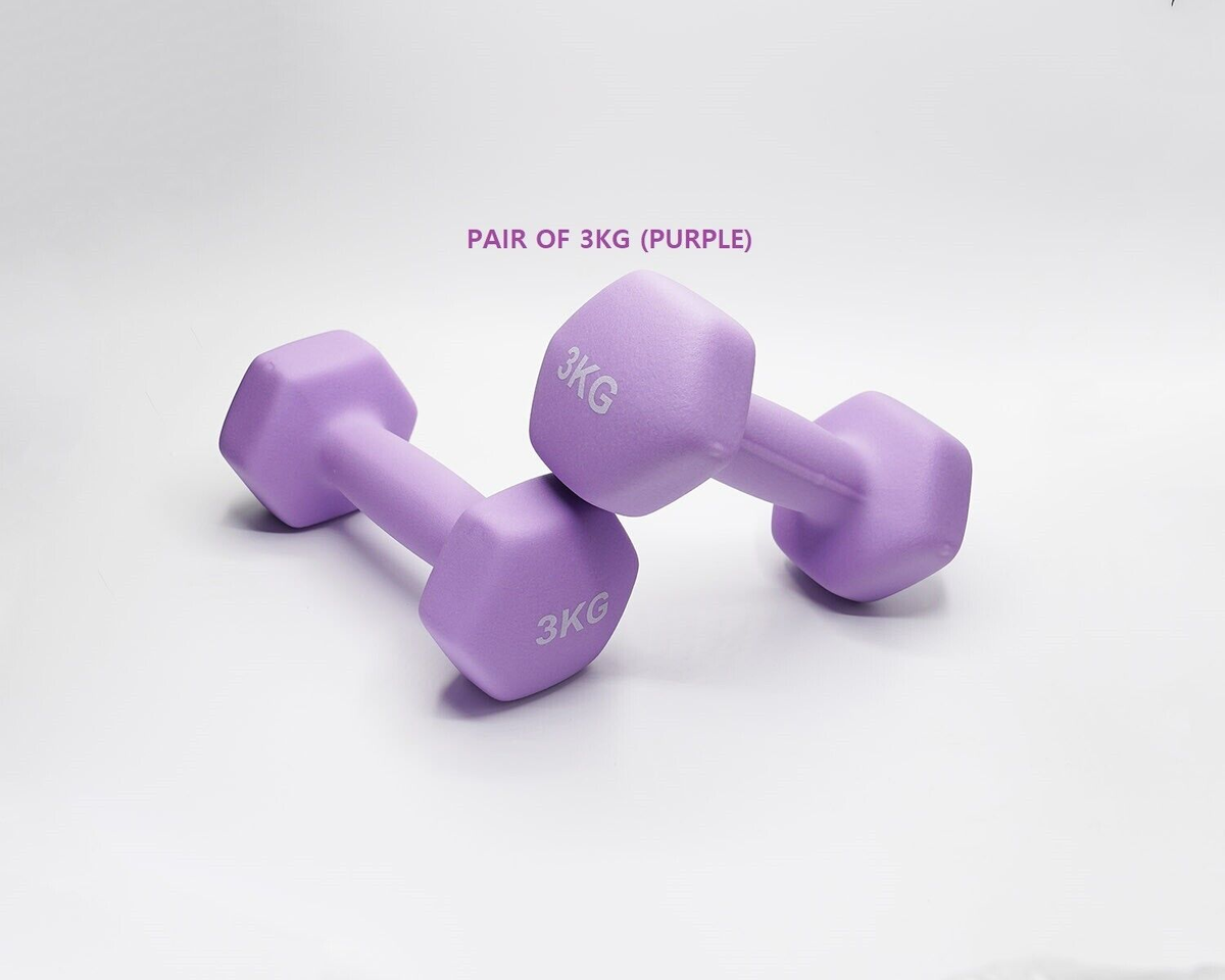 Neoprene Dumbbell Pair for Home & Gym Fitness