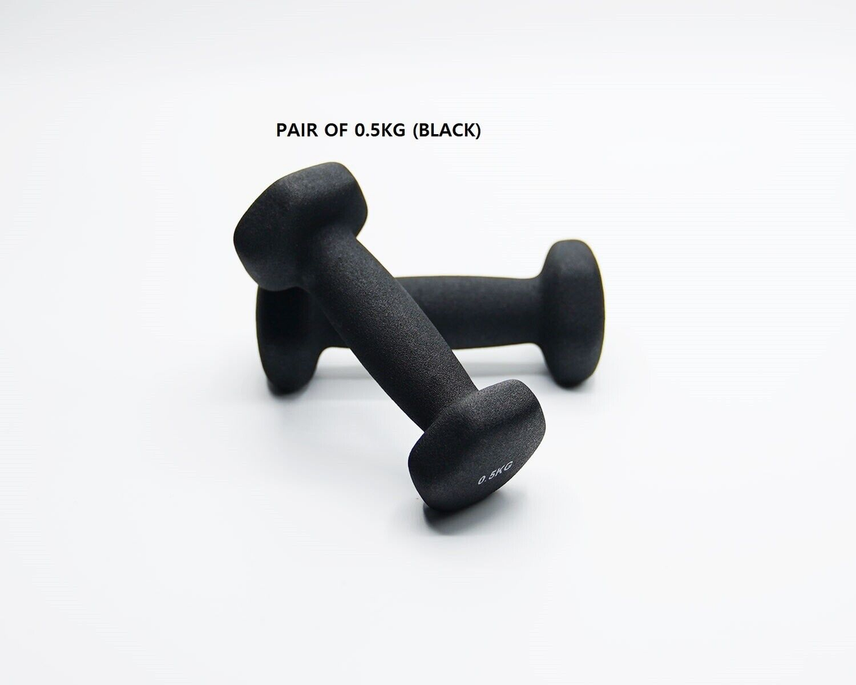 Neoprene Dumbbell Pair for Home & Gym Fitness
