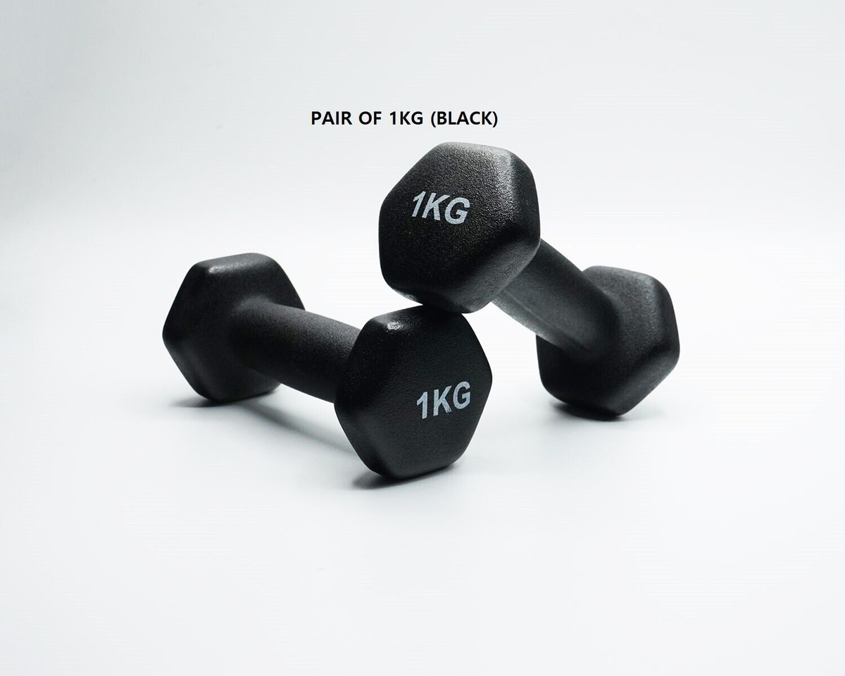 Neoprene Dumbbell Pair for Home & Gym Fitness