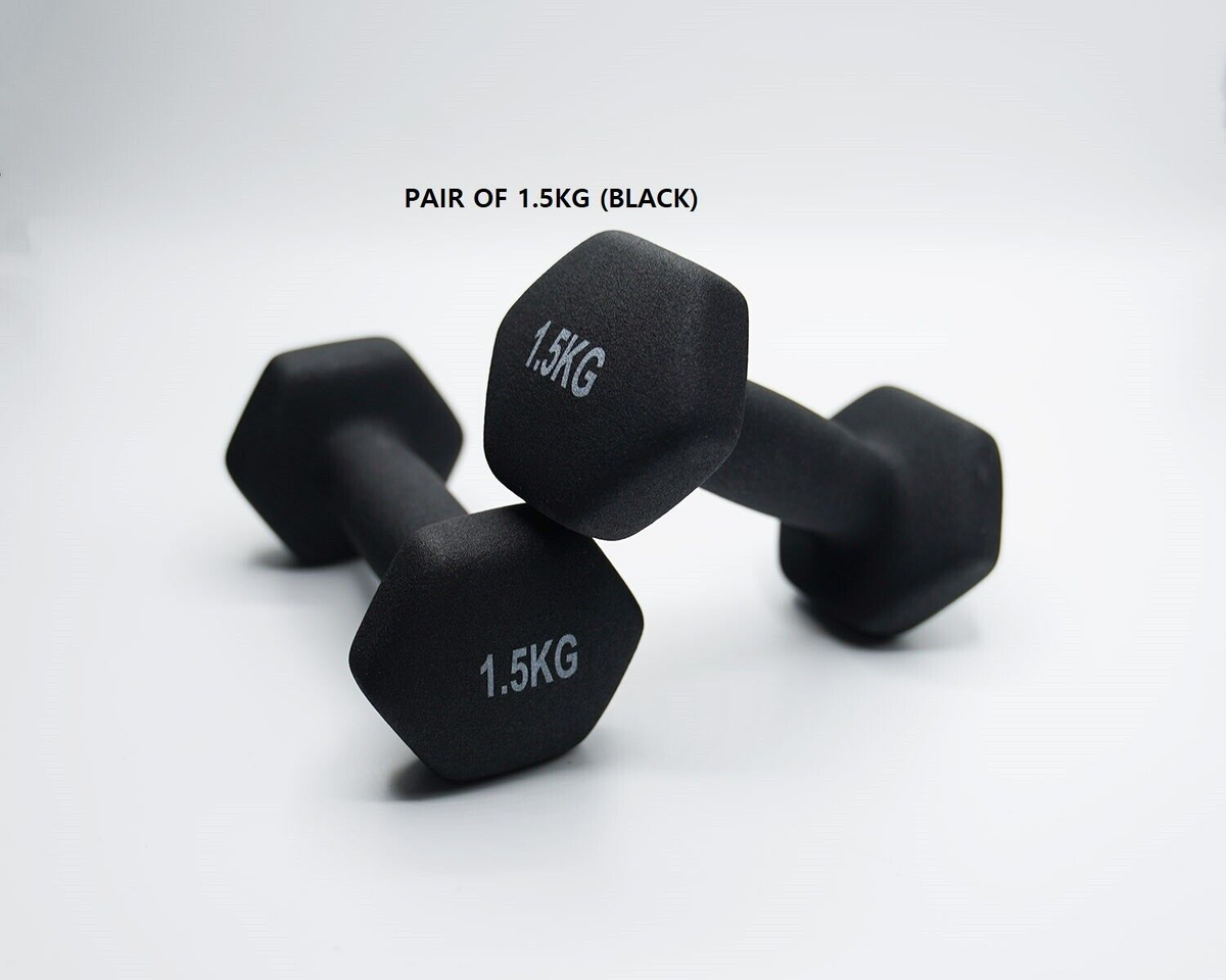 Neoprene Dumbbell Pair for Home & Gym Fitness