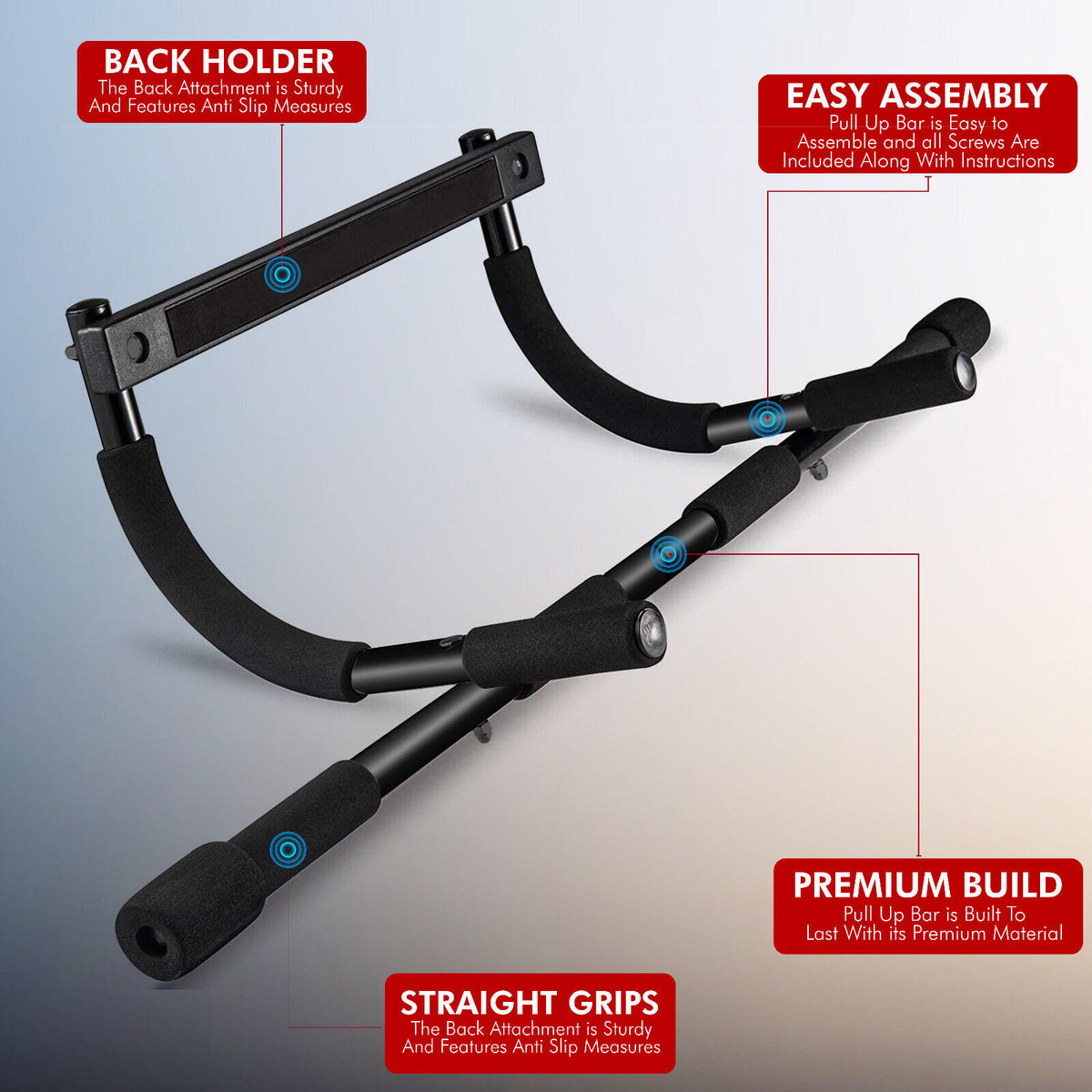 Doorway Pull-Up Bar for Fitness & Strength Training