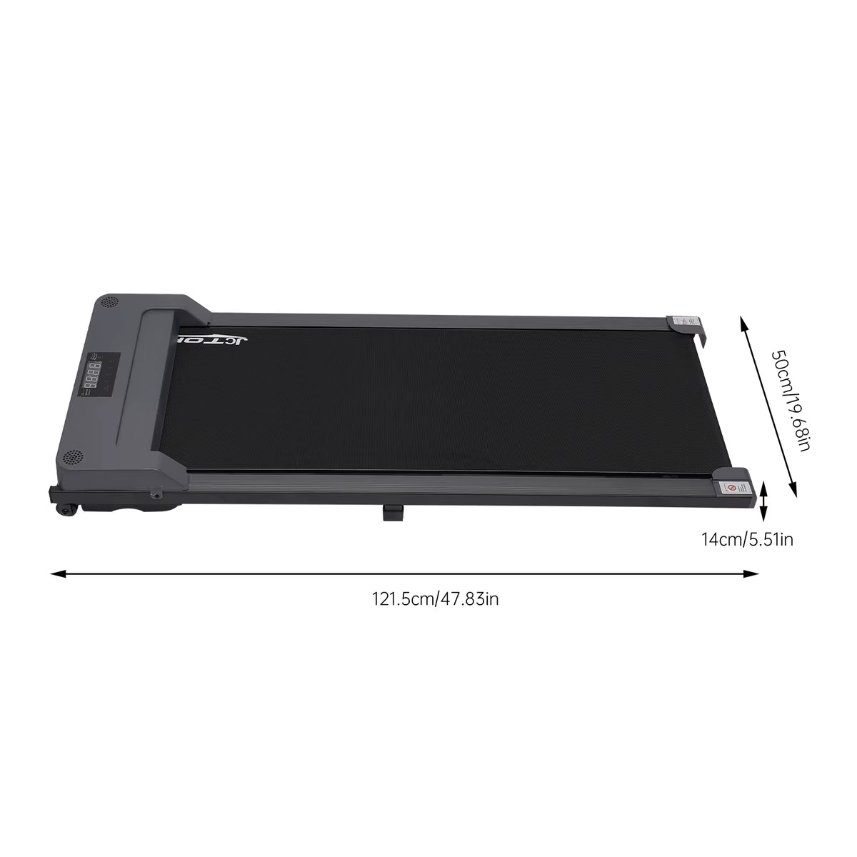 Under Desk Electric Treadmill with LED Display & Remote