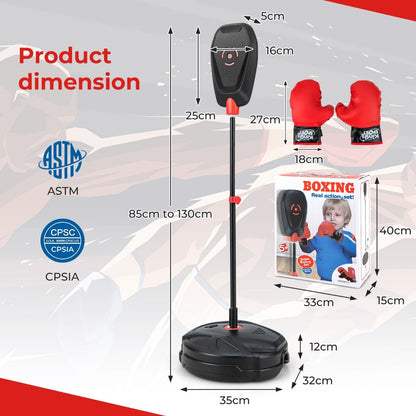 Inflation-Free Boxing Set with Gloves & Bag